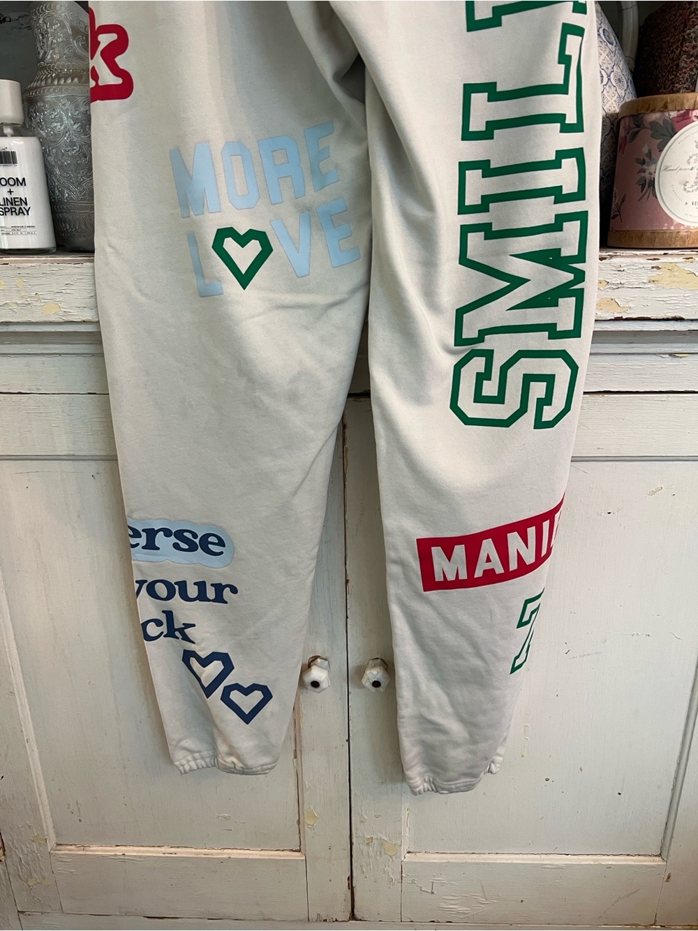 Wayfair Trendy Affirmation Sweatpants Size S - Picture 6 of 7